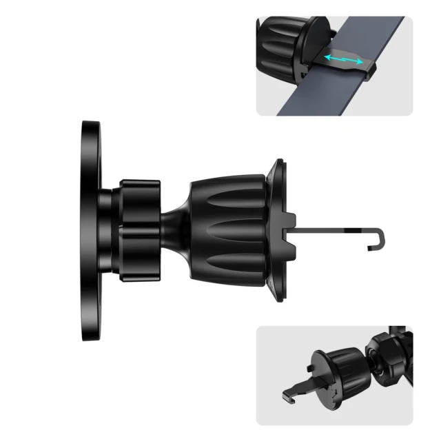 Автотримач Tech-Protect N56 Magnetic Black with MagSafe (5906302339525)