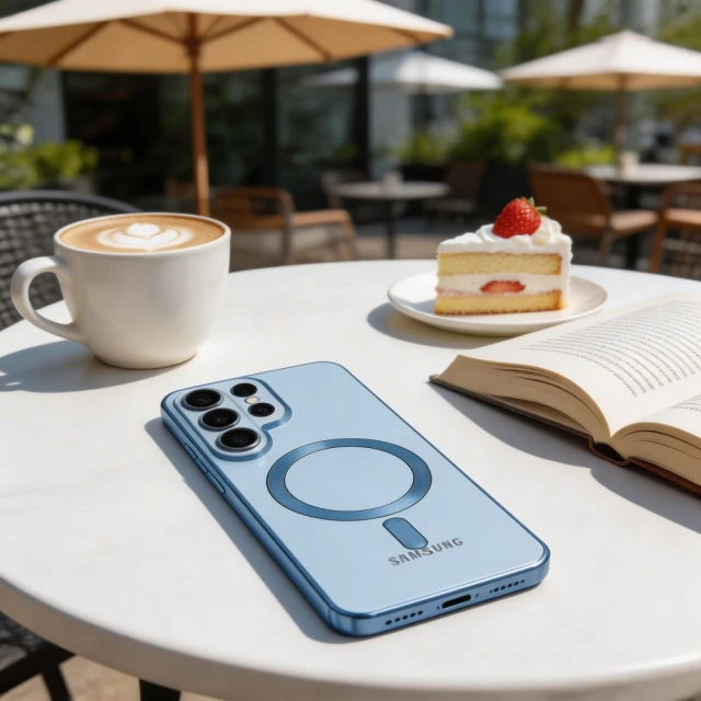 Чохол Tech-Protect MagFlex для Samsung Galaxy S26 Ultra Sky Blue with MagSafe (5906302339549)