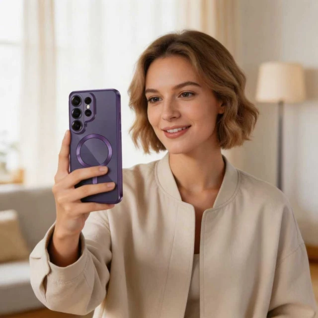 Чехол Tech-Protect MagFlex для Samsung Galaxy S26 Ultra Cobalt Violet with MagSafe (5906302339563)
