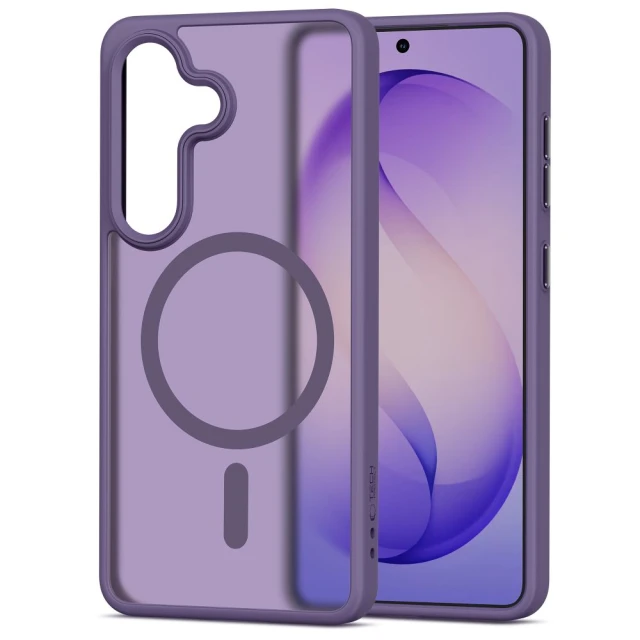 Чехол Tech-Protect MagMat для Samsung Galaxy S26 Matte Cobalt Violet with MagSafe (5906302339570)