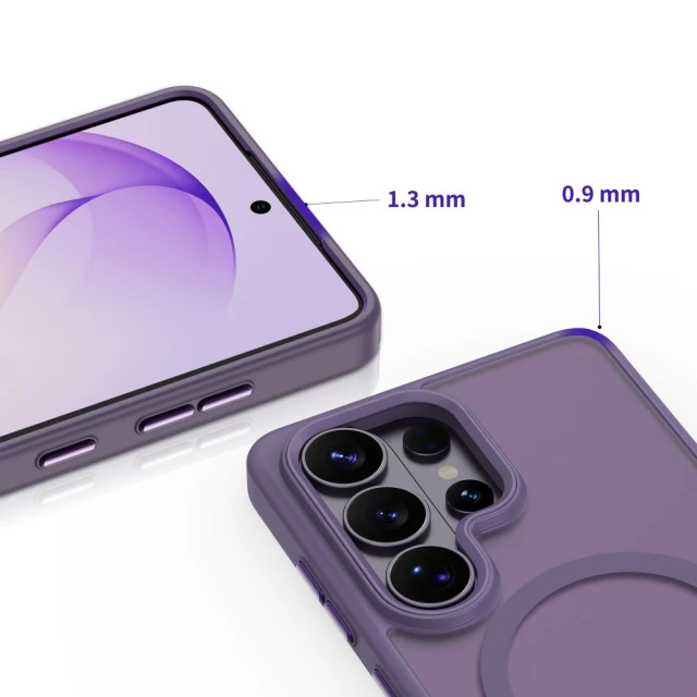 Чохол Tech-Protect MagMat для Samsung Galaxy S26 Ultra Matte Cobalt Violet with MagSafe (5906302339587)