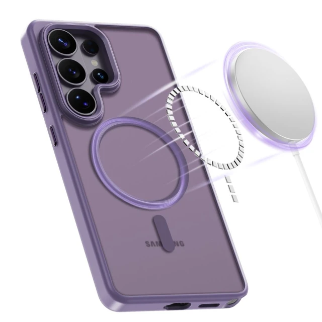 Чохол Tech-Protect MagMat для Samsung Galaxy S26 Ultra Matte Cobalt Violet with MagSafe (5906302339587)