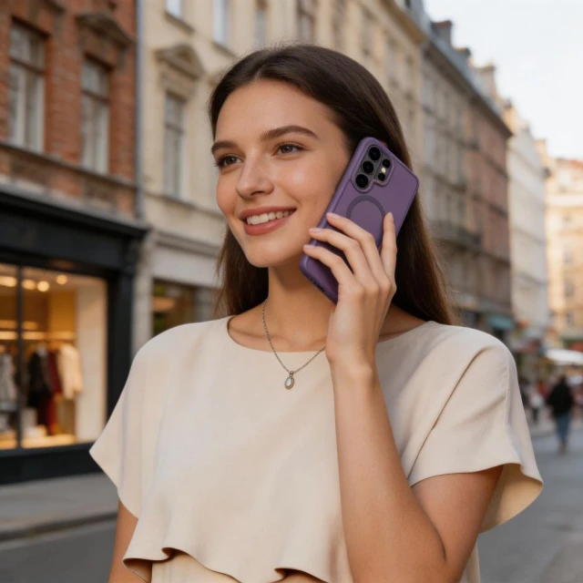 Чохол Tech-Protect MagMat для Samsung Galaxy S26 Ultra Matte Cobalt Violet with MagSafe (5906302339587)