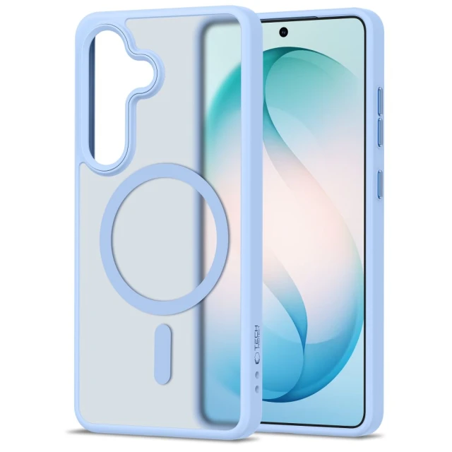 Чохол Tech-Protect MagMat для Samsung Galaxy S26 Matte Sky Blue with MagSafe (5906302339594)