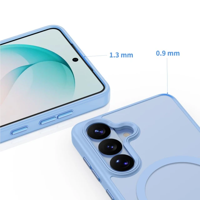 Чохол Tech-Protect MagMat для Samsung Galaxy S26 Matte Sky Blue with MagSafe (5906302339594)