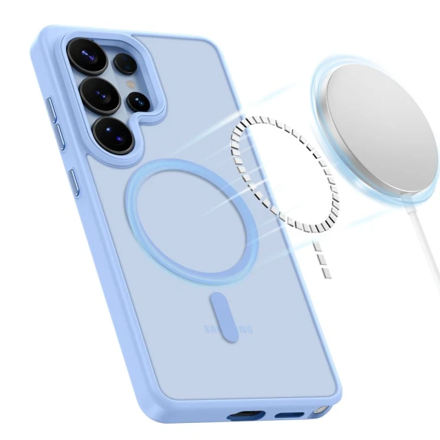 Чохол Tech-Protect MagMat для Samsung Galaxy S26 Ultra Matte Sky Blue with MagSafe (5906302339600)