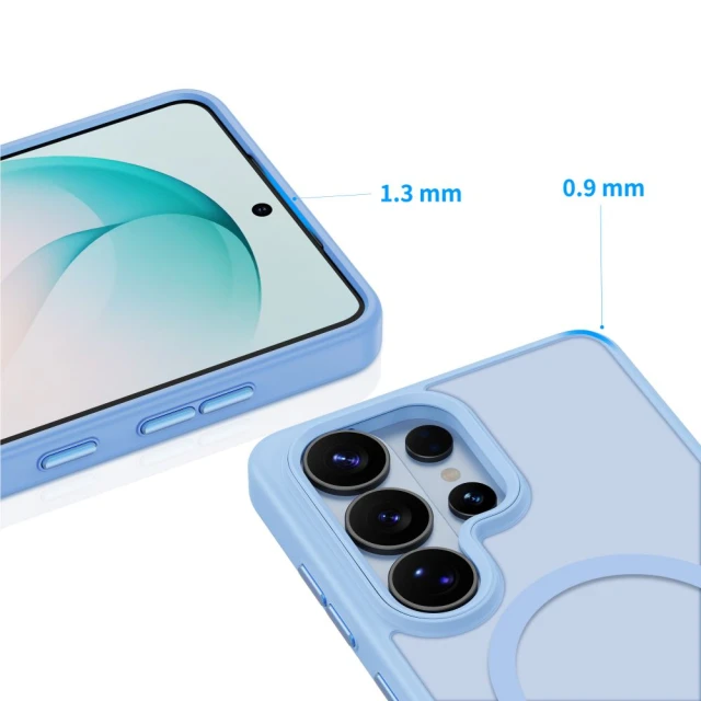 Чохол Tech-Protect MagMat для Samsung Galaxy S26 Ultra Matte Sky Blue with MagSafe (5906302339600)