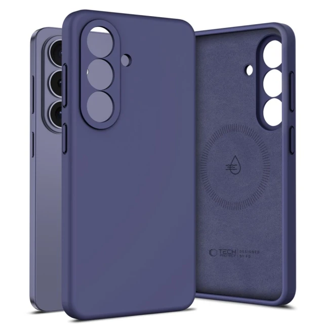 Чохол Tech-Protect Silicone для Samsung Galaxy S26 Cobalt Violet with MagSafe (5906302339617)