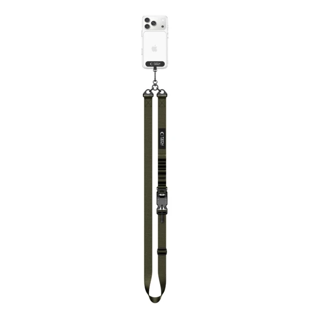 Чехол Tech-Protect C9S Rope Crossbody Army Green (5906302339679)