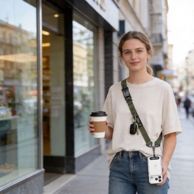 Чехол Tech-Protect C9S Rope Crossbody Army Green (5906302339679)