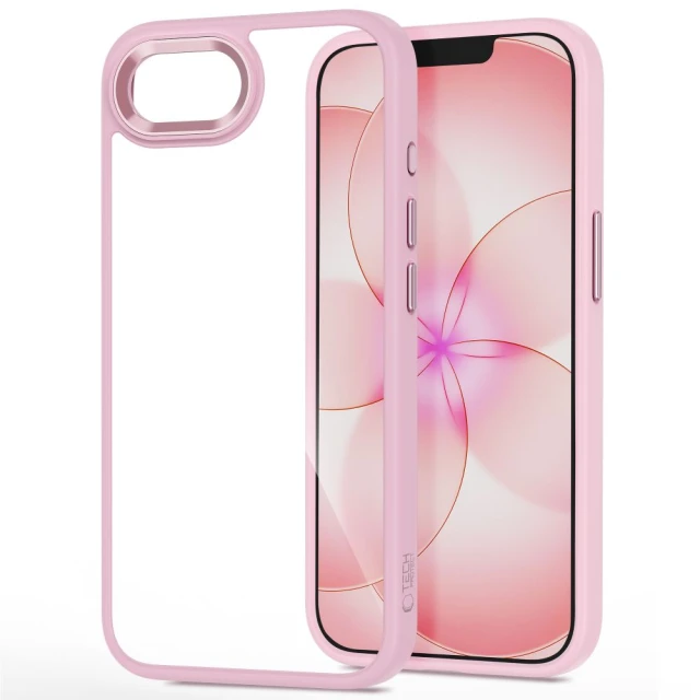 Чохол Tech-Protect Magmat для iPhone 16e / 17e Soft Pink/Clear (5906302339747)