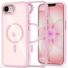 Чохол Tech-Protect Magmat для iPhone 16e / 17e Soft Pink/Clear with MagSafe (5906302339754)