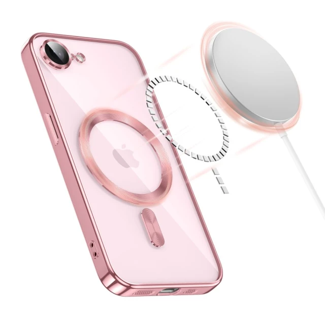 Чехол Tech-Protect MagFlex для iPhone 16e/17e Rose Gold with MagSafe (5906302339761)