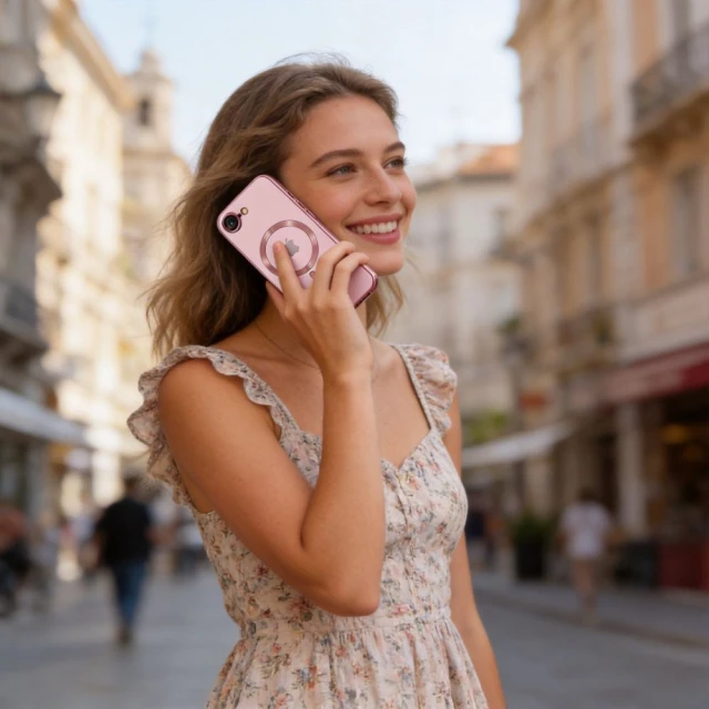 Чехол Tech-Protect MagFlex для iPhone 16e/17e Rose Gold with MagSafe (5906302339761)