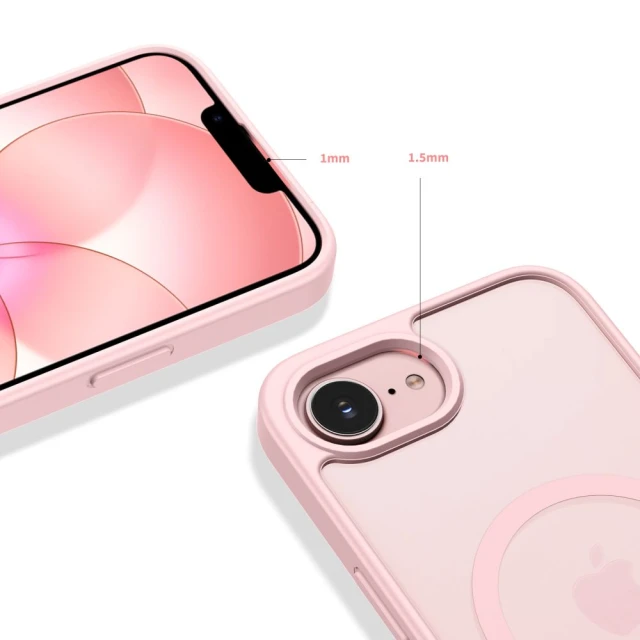 Чохол Tech-Protect Basicmag для iPhone 16e / 17e Matte Soft Pink with MagSafe (5906302339778)