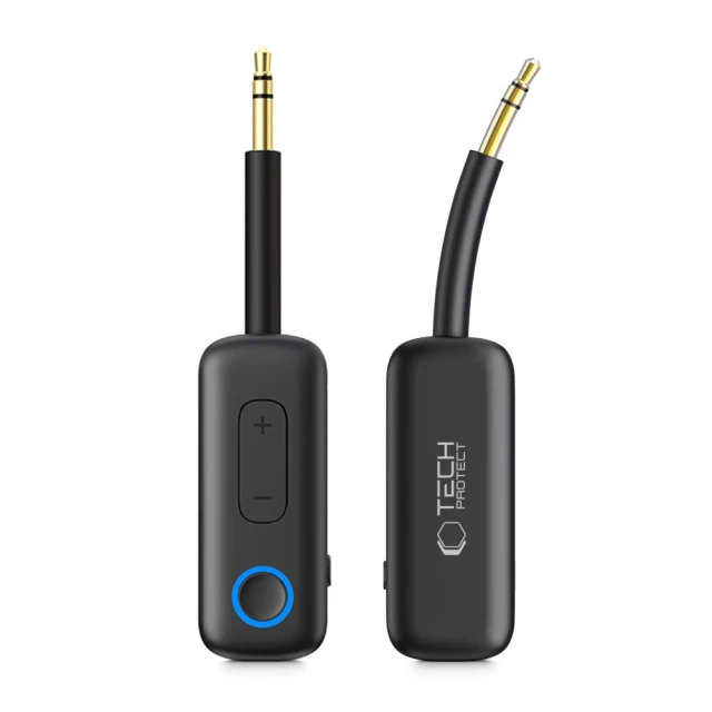 Аудіоадаптер Tech-Protect Ultraboost AU02 AUX Bluetooth 5.4 Black (5906302339815)
