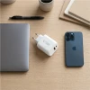 Мережевий зарядний пристрій Tech-Protect NCA65W-GAN 2-Port PD 65W / QC3.0 White (5906302339822)