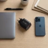 Мережевий зарядний пристрій Tech-Protect NCA65W-GAN 2-Port PD 65W / QC3.0 Black (5906302339839)