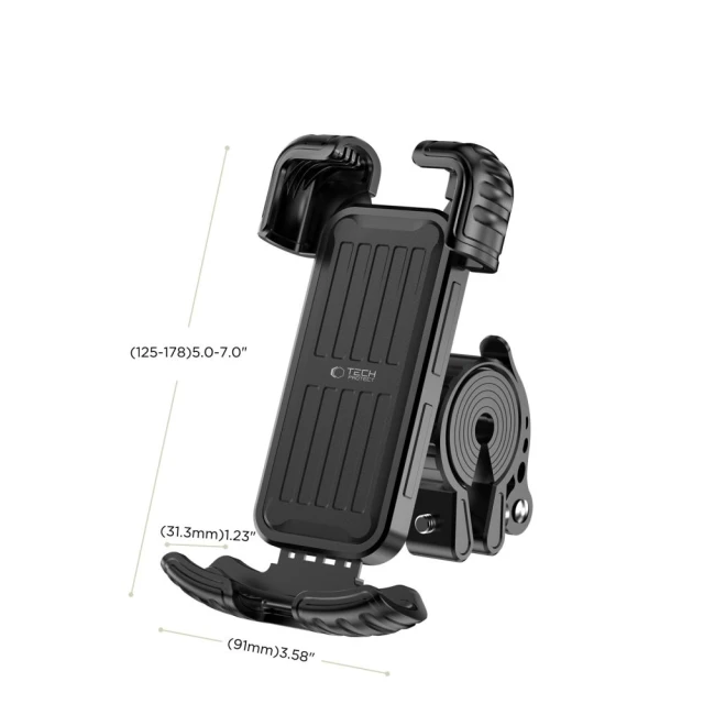 Тримач Tech-Protect V7 Universal для велосипеда та мотоцикла Black (5906302339914)
