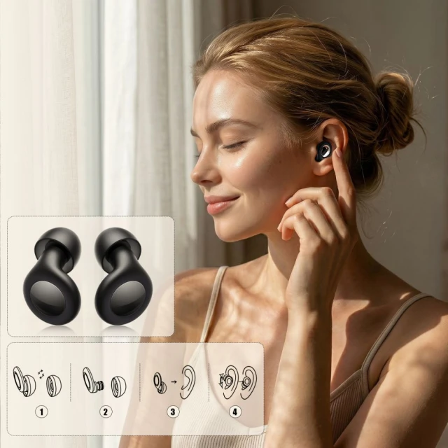 Беруши Tech-Protect QuietFit Black (5906302339921)