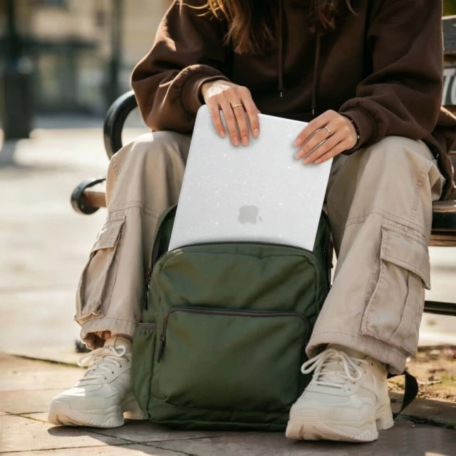 Чехол Tech-Protect Smartshell для MacBook Neo 13 2026 Glitter Clear (5906302340002)
