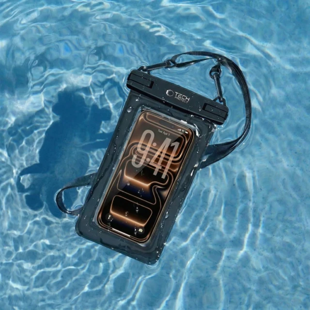 Чохол Tech-Protect UWC7 Universal Waterproof Floating 6.9 дюйма чорний (5906302340026)