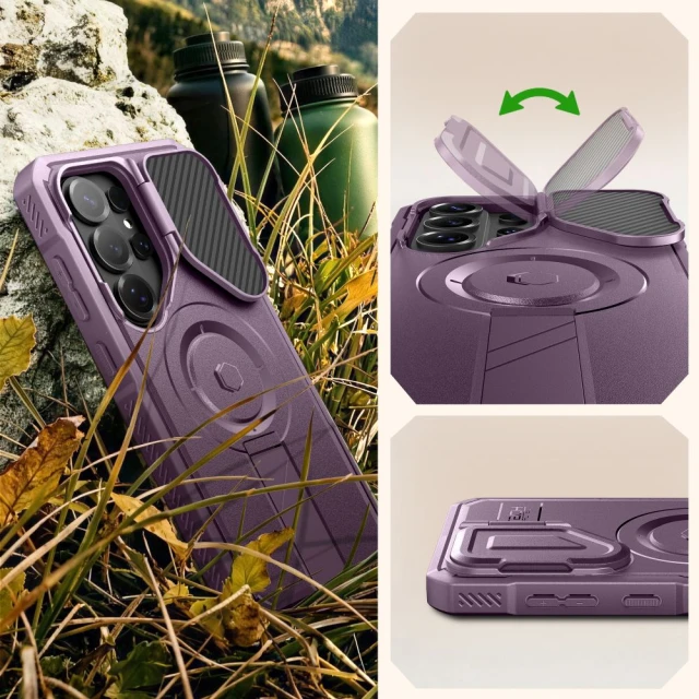 Чохол Tech-Protect Kevlar MagSafe для Samsung Galaxy S26 Ultra Violet with MagSafe (5906302340057)