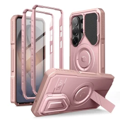 Чохол Tech-Protect Kevlar MagSafe для Samsung Galaxy S26 Ultra Pink with MagSafe (2 pack) (5906302340071)