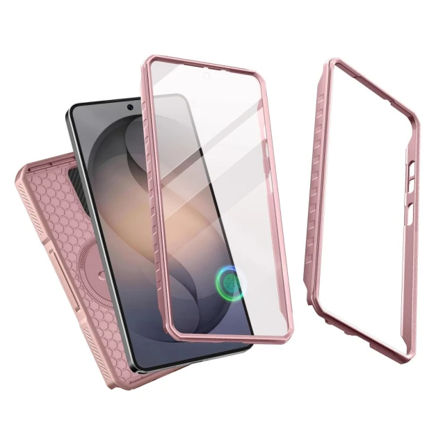 Чохол Tech-Protect Kevlar MagSafe для Samsung Galaxy S26 Ultra Pink with MagSafe (2 pack) (5906302340071)