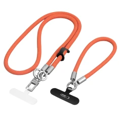 Чохол Tech-Protect C10S Rope Crossbody & Wrist Orange/Titanium (5906302340095)