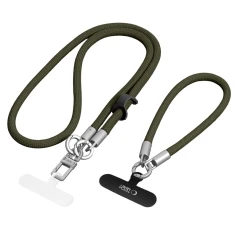 Чохол Tech-Protect C10S Rope Crossbody & Wrist Olive Green/Titanium (5906302340101)