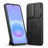 Чохол Tech-Protect Kevlar Aura для Samsung Galaxy A57 Black/Orange with MagSafe (5906302340163)