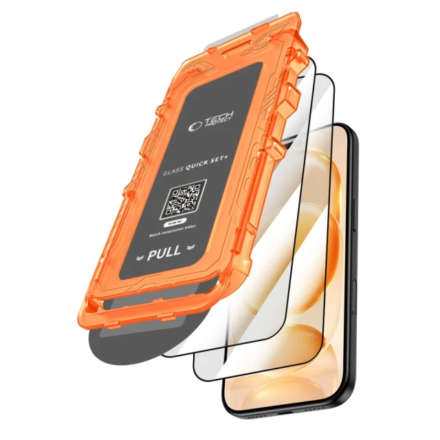 Захисне скло Tech-Protect Quick Set+ (2 pack) для iPhone 18 Pro Max | 17 Pro Max Black (5906302341207)