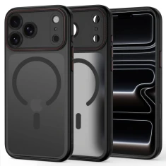 Чохол Tech-Protect MagCam для iPhone 18 Pro | 17 Pro Black Red (5906302341252)