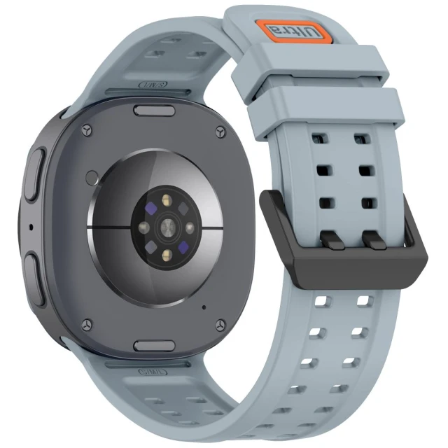 Ремінець Tech-Protect Silicone Air для Samsung Galaxy Watch 8/9/Classic (40/44/46 mm) Grey (5906302341474)