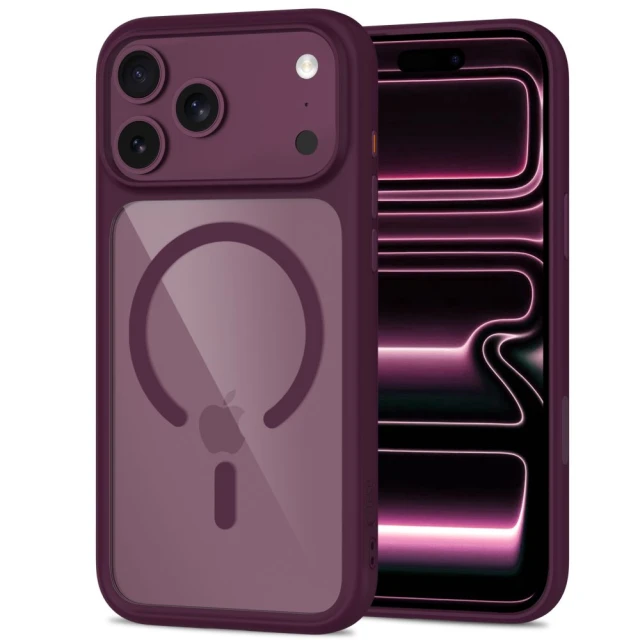Чохол Tech-Protect MagOne для iPhone 18 Pro Max | 17 Pro Max Red Clear (2 pack) (5906302341610)