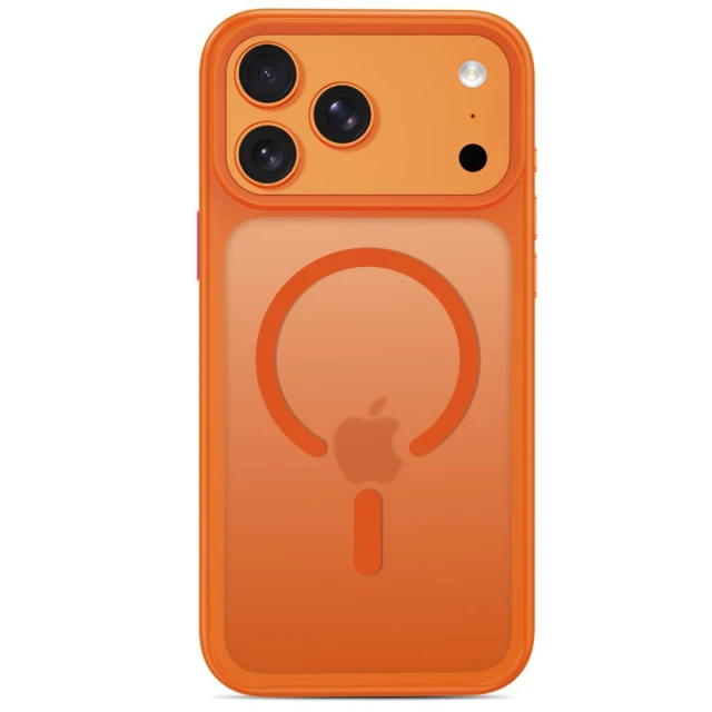 Чохол Tech-Protect Magmat CC для iPhone 18 Pro | 17 Pro Matte Orange with MagSafe (5906302341627)