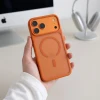 Чохол Tech-Protect Magmat CC для iPhone 18 Pro | 17 Pro Matte Orange with MagSafe (5906302341627)