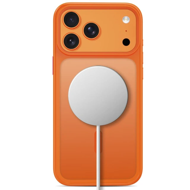 Чохол Tech-Protect Magmat CC для iPhone 18 Pro Max | 17 Pro Max Matte Orange with MagSafe (5906302341634)
