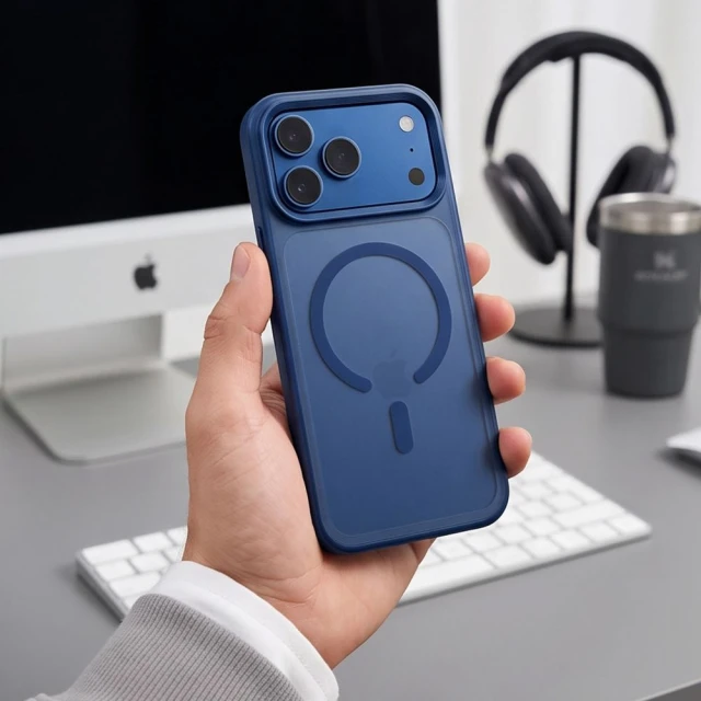 Чохол Tech-Protect Magmat для iPhone 18 Pro | 17 Pro Matte Deep Blue (5906302341641)