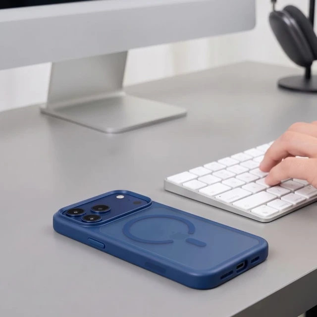 Чохол Tech-Protect Magmat для iPhone 18 Pro | 17 Pro Matte Deep Blue (5906302341641)