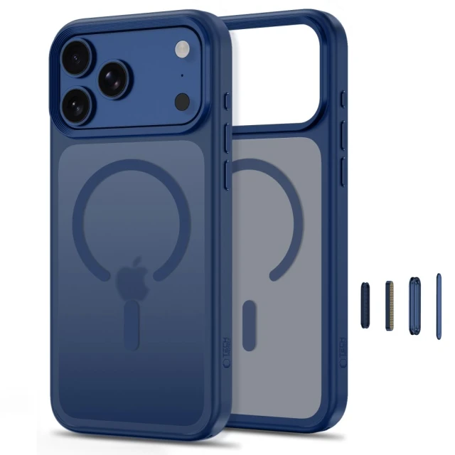 Чохол Tech-Protect MagMat CC для iPhone 18 Pro Max | 17 Pro Max Blue with MagSafe (5906302341658)