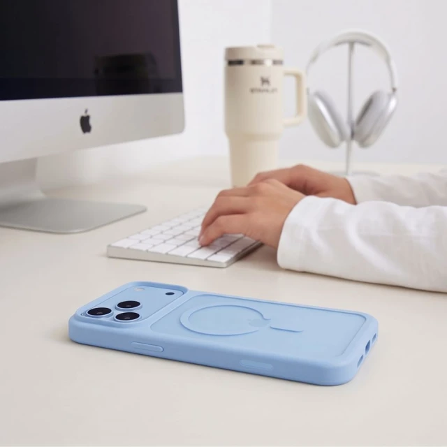 Чохол Tech-Protect Magmat CC для iPhone 18 Pro | 17 Pro Matte Blue with MagSafe (5906302341665)