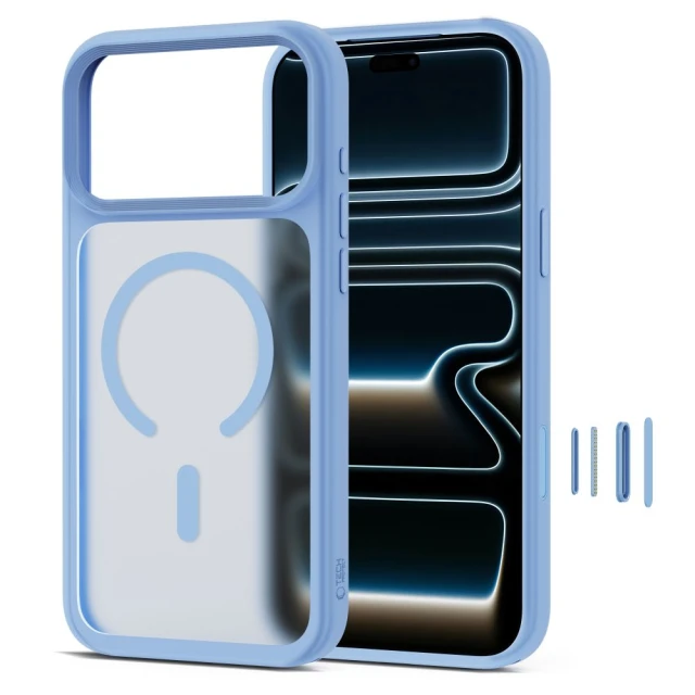 Чехол Tech-Protect MagMat CC для iPhone 18 Pro Max | 17 Pro Max Blue with MagSafe (5906302341672)