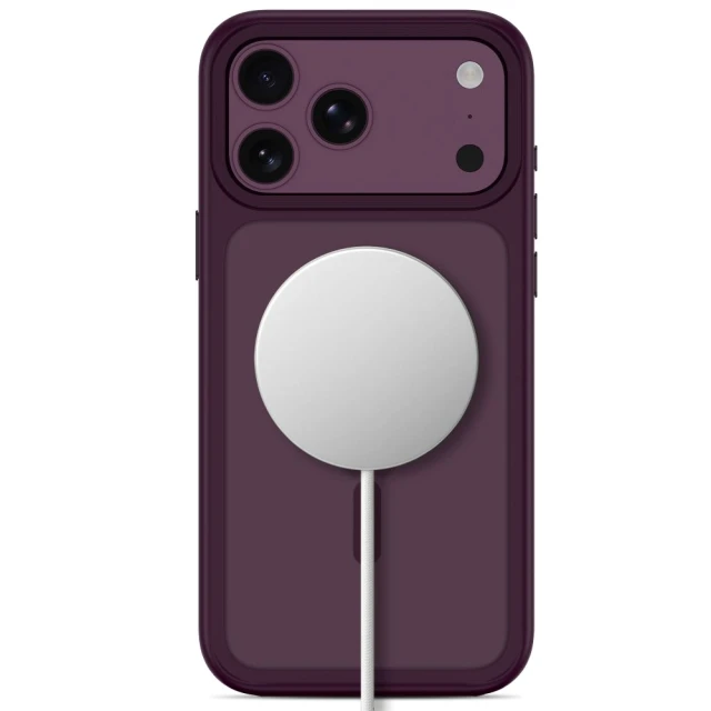 Чохол Tech-Protect MagMat CC для iPhone 18 Pro Max | 17 Pro Max Burgundy with MagSafe (5906302341696)