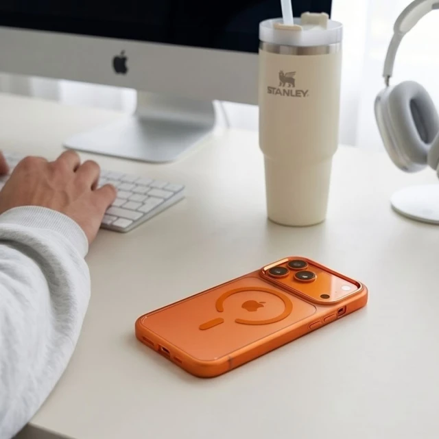 Чохол Tech-Protect Magmat CC для iPhone 18 Pro | 17 Pro Orange (5906302341702)