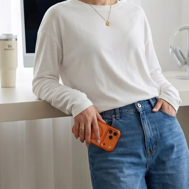 Чохол Tech-Protect Magmat CC для iPhone 18 Pro | 17 Pro Orange (5906302341702)