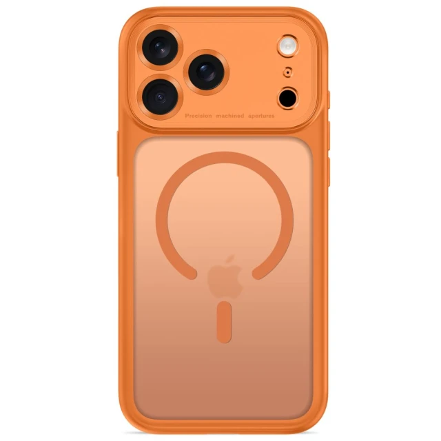 Чохол Tech-Protect MagPeak CC для iPhone 18 Pro Max | 17 Pro Max Matte Cosmic Orange (5906302341870)