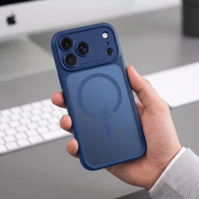 Чохол Tech-Protect MagPeak CC для iPhone 18 Pro | 17 Pro Matte Deep Blue (5906302341887)