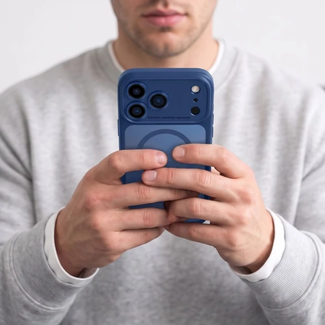Чехол Tech-Protect MagPeak CC для iPhone 18 Pro Max | 17 Pro Max Matte Deep Blue (5906302341894)